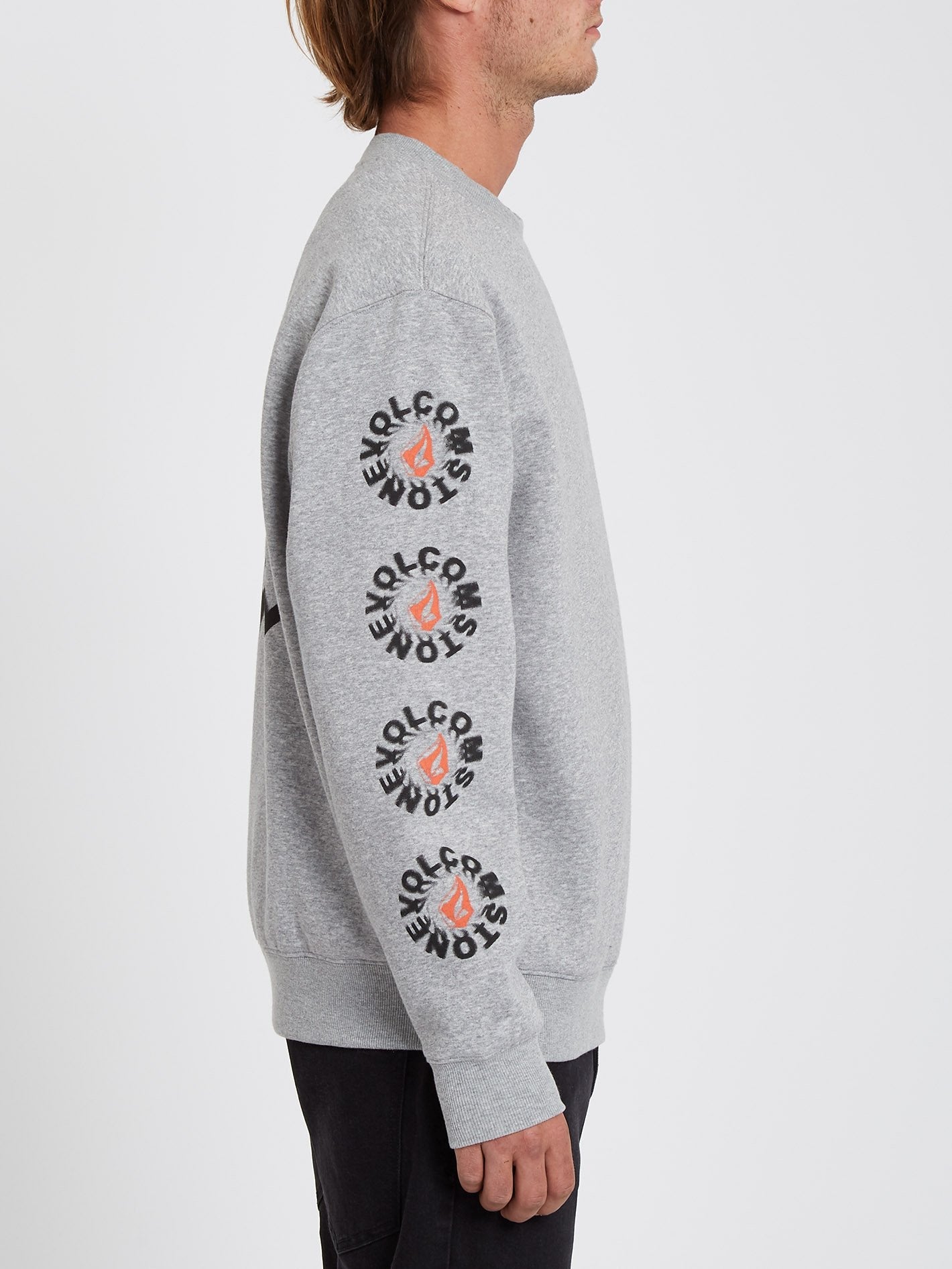 Catch 91 Sweatshirt - Grau meliert