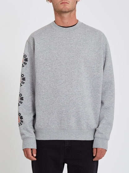 Catch 91 Sweatshirt - Grau meliert