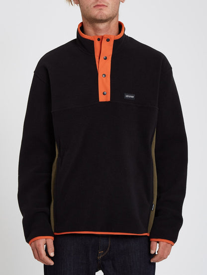 Error92 Fleecepullover - SCHWARZ
