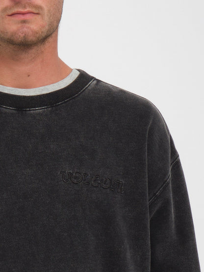 Acid Wall Sweatshirt - SCHWARZ