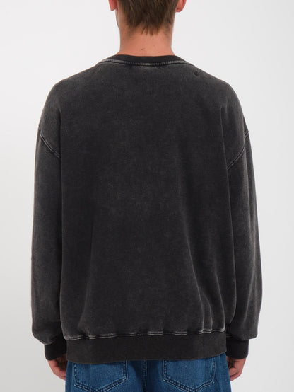 Acid Wall Sweatshirt - SCHWARZ