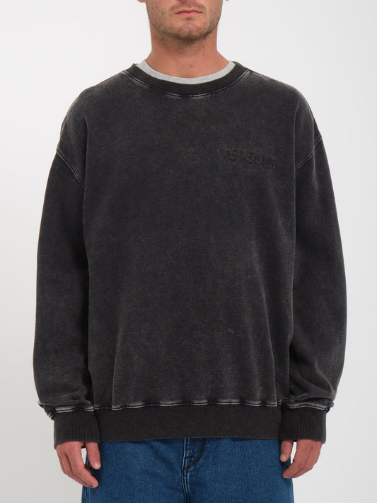 Acid Wall Sweatshirt - SCHWARZ