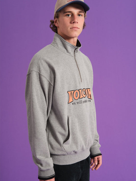 Sweat Varsity - HEATHER GREY