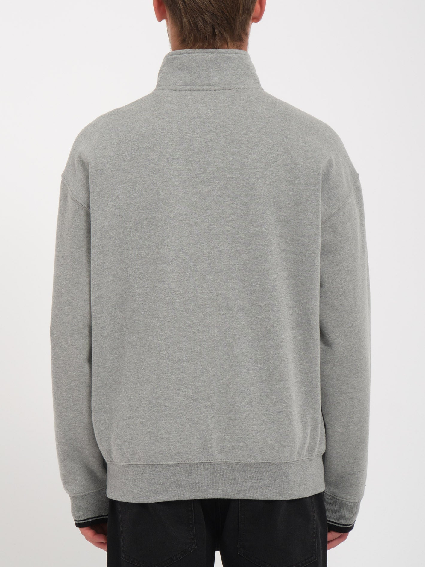 College-Sweatshirt - Grau meliert