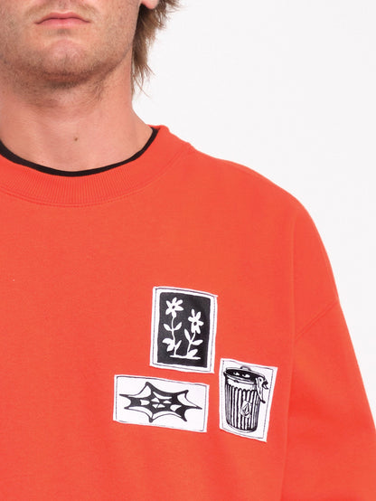 Keutchi Sweatshirt - BRIGHT RED