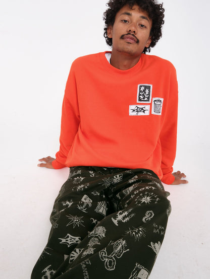 Keutchi Sweatshirt - BRIGHT RED