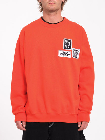 Keutchi Sweatshirt - BRIGHT RED