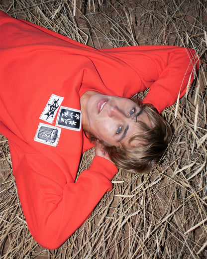 Keutchi Sweatshirt - BRIGHT RED