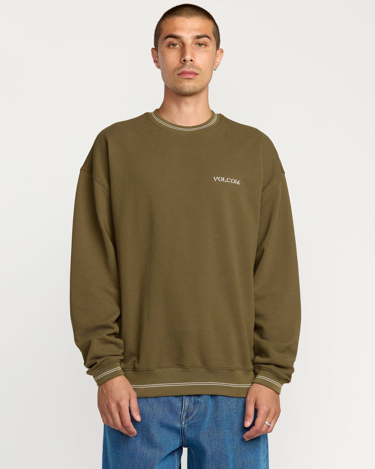 Sweatshirt K Stone - Sage Leaf