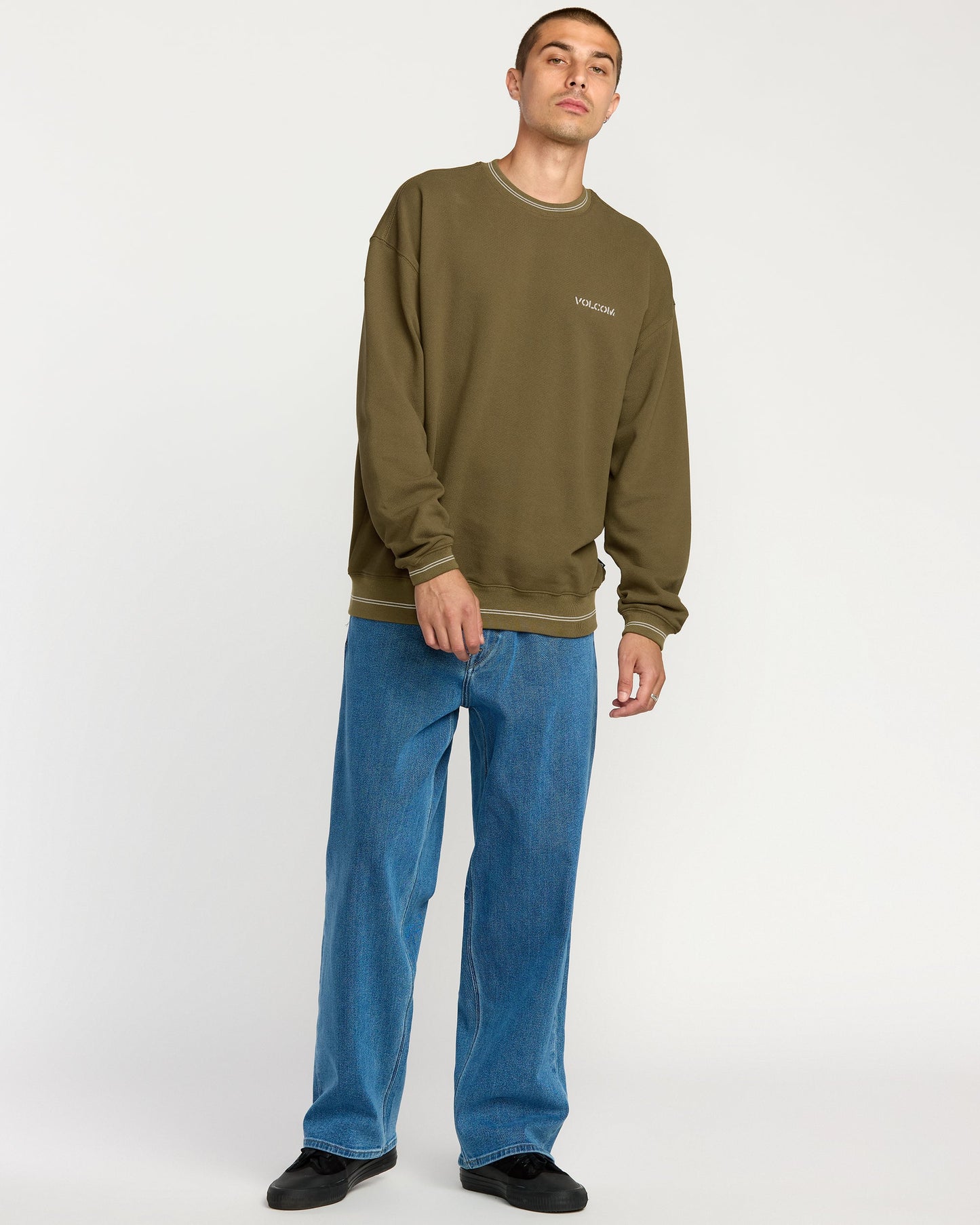 Sweatshirt K Stone - Sage Leaf