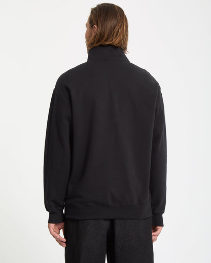 Sweatshirt Zippé Single Stone - Black