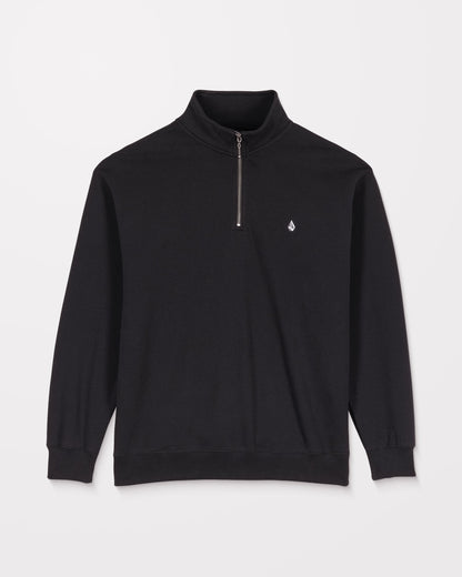 Sweatshirt Zippé Single Stone - Black