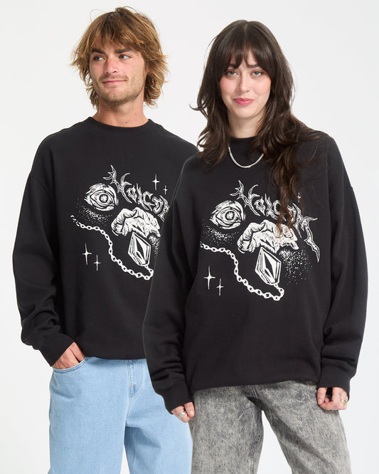Recto Verso Sweatshirt - Schwarz
