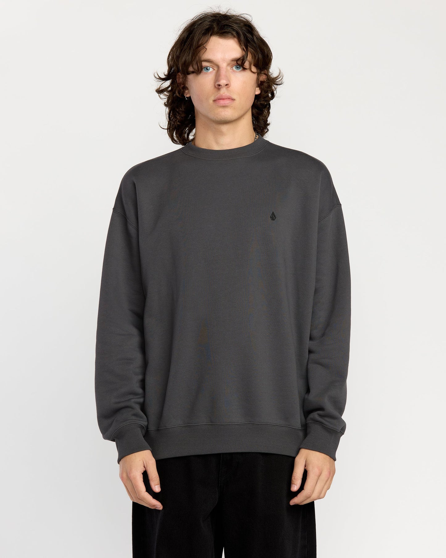 Single Stone Sweatshirt - Asphaltschwarz