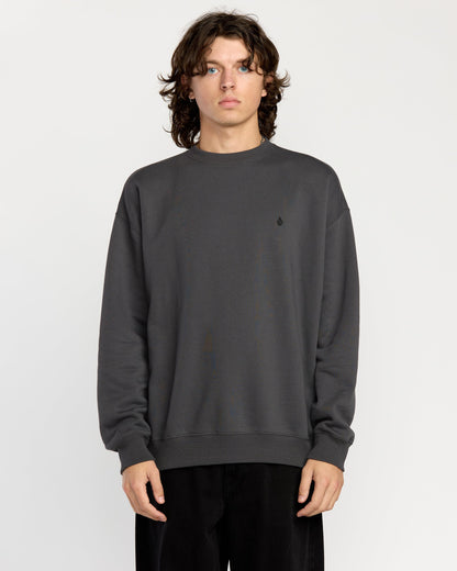 Single Stone Sweatshirt - Asphaltschwarz