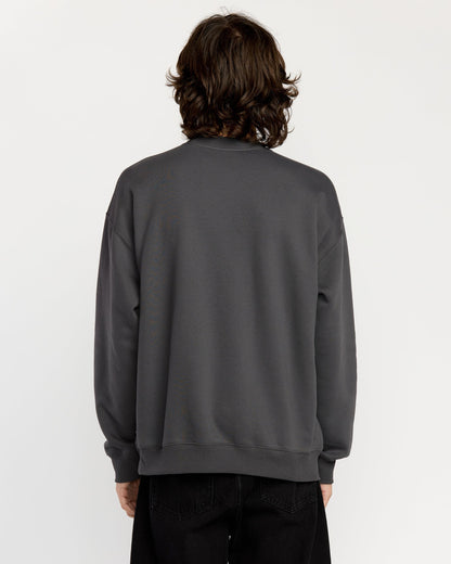 Single Stone Sweatshirt - Asphaltschwarz