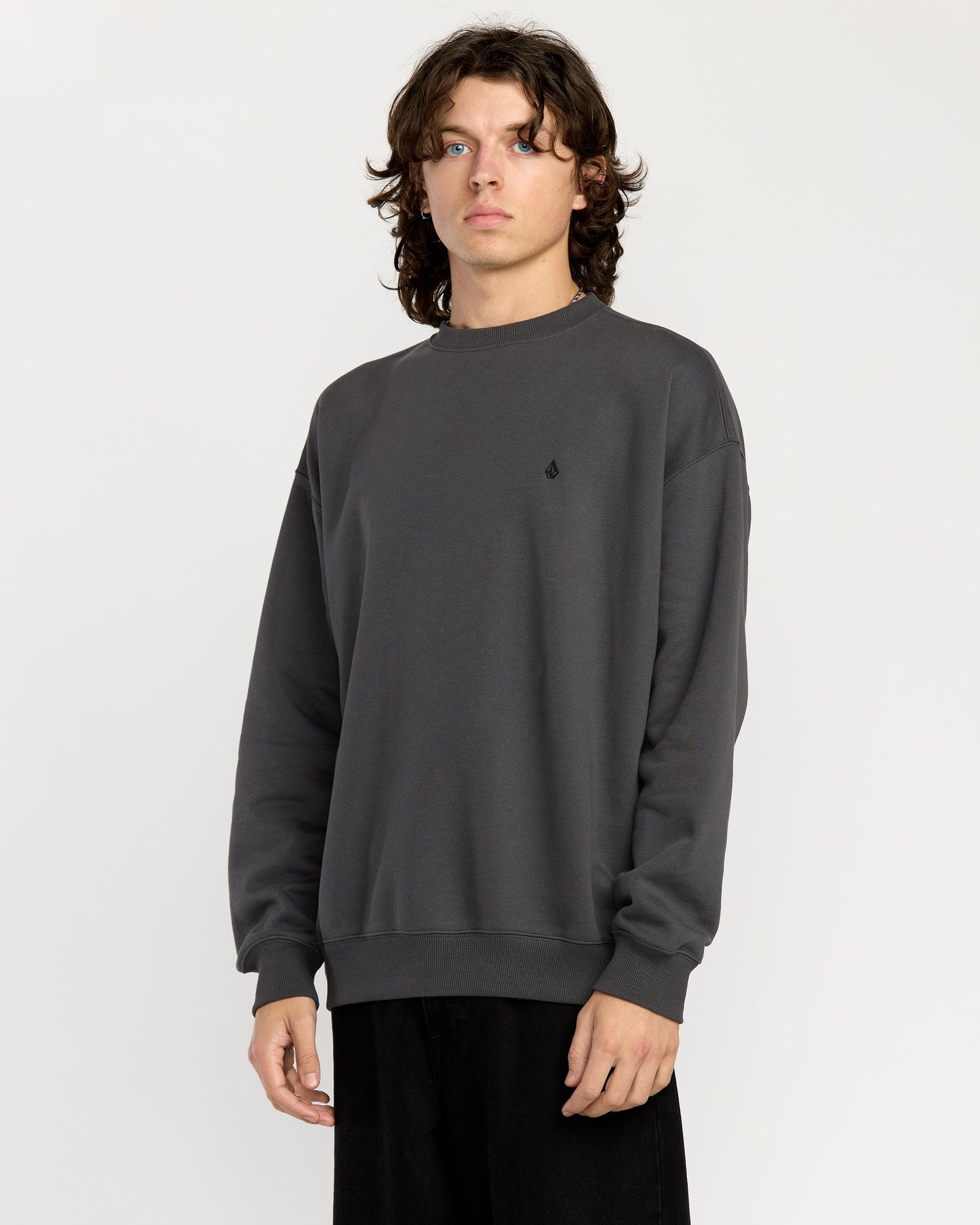 Single Stone Sweatshirt - Asphaltschwarz