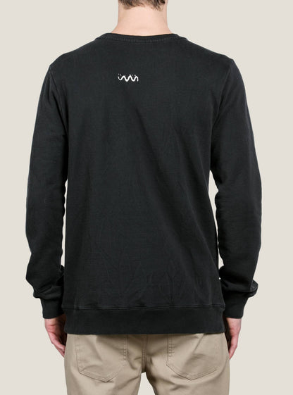 Sweat À Col Rond Reload Crew - Washed Black