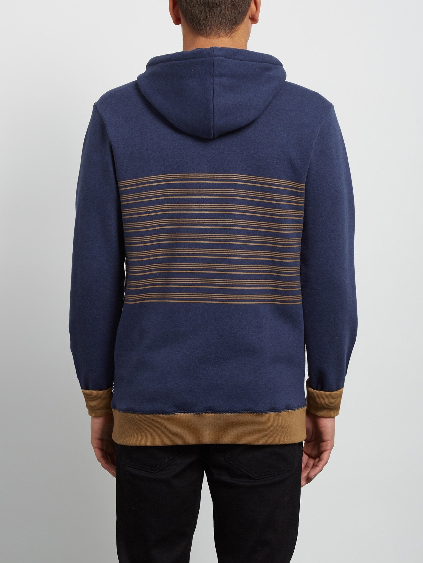 Threezy Kapuzenpullover mit Reißverschluss - Dunkelblau