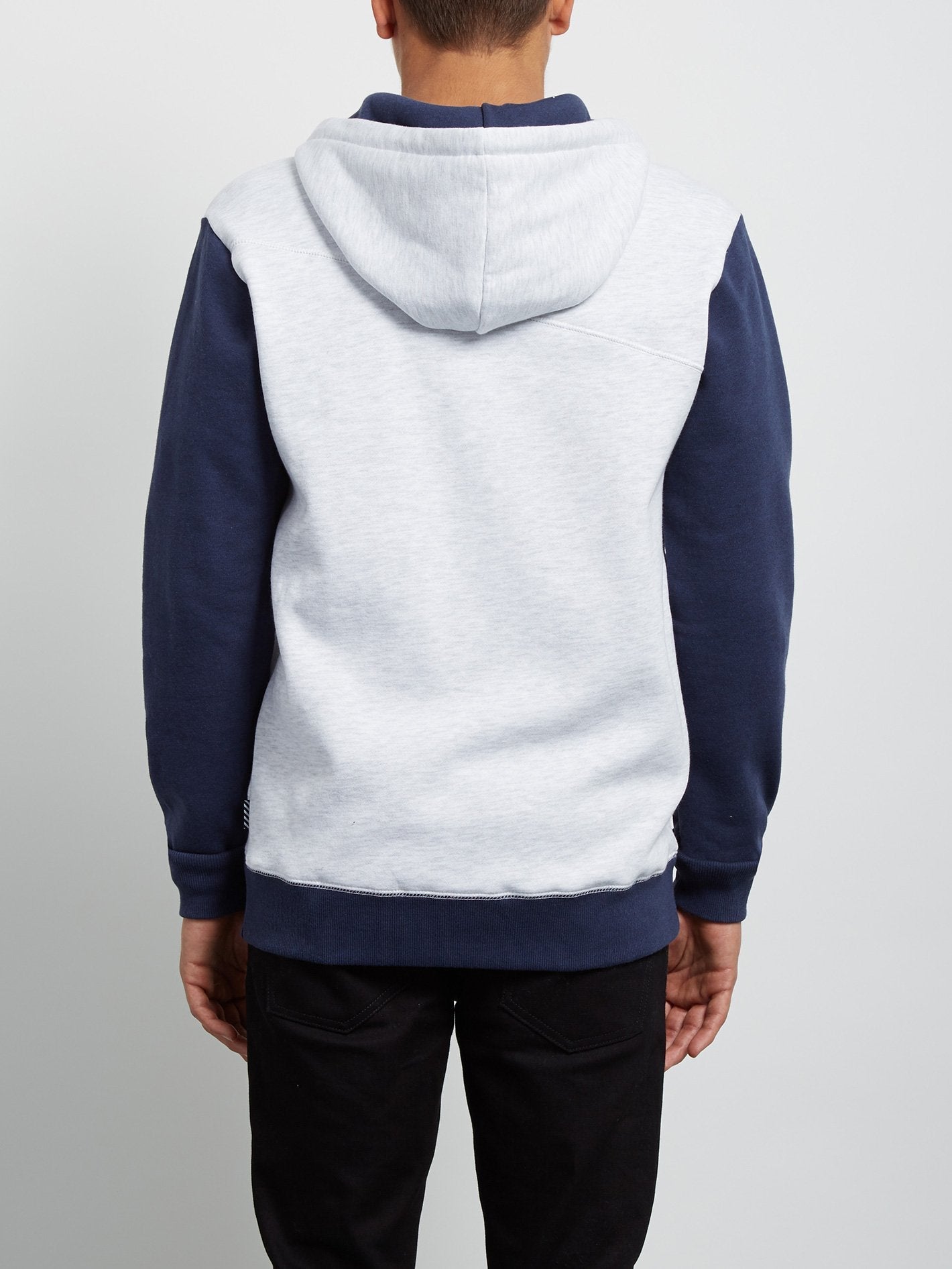 Single Stone Division Hooded Zip Sweatshirt - Mist