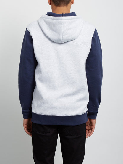 Single Stone Division Hooded Zip Sweatshirt - Mist