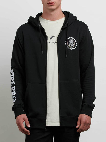Pipe Pro Zip Hoodie - Schwarz