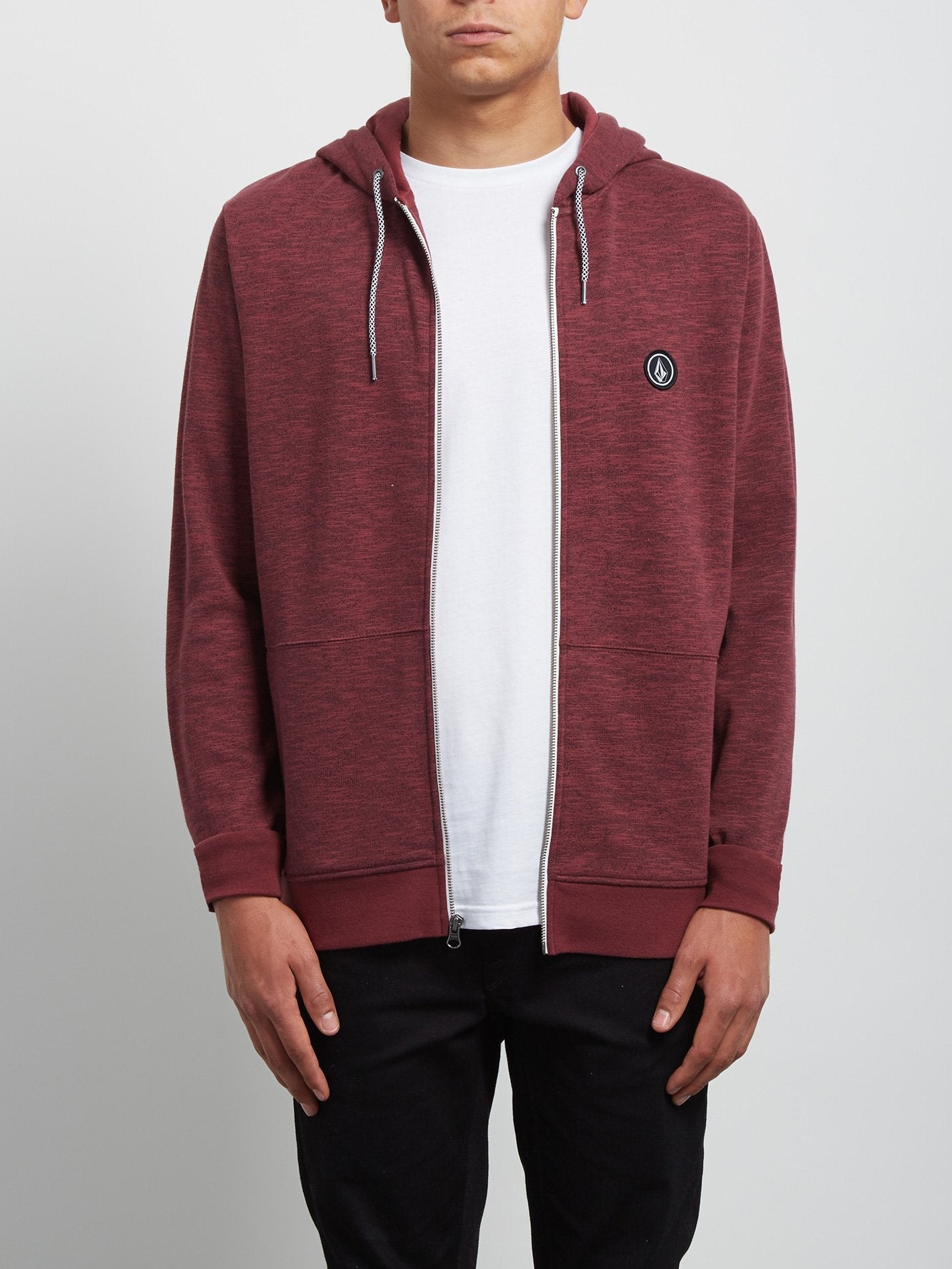 Litewarp Kapuzenpullover mit Reißverschluss - Purpurrot