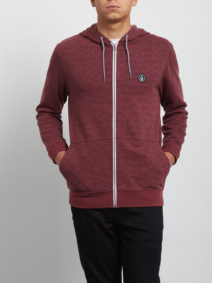 Litewarp Kapuzenpullover mit Reißverschluss - Purpurrot