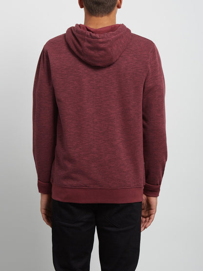Litewarp Kapuzenpullover mit Reißverschluss - Purpurrot