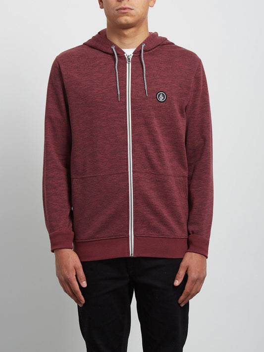 Sweatshirt zippé à capuche Litewarp - Crimson