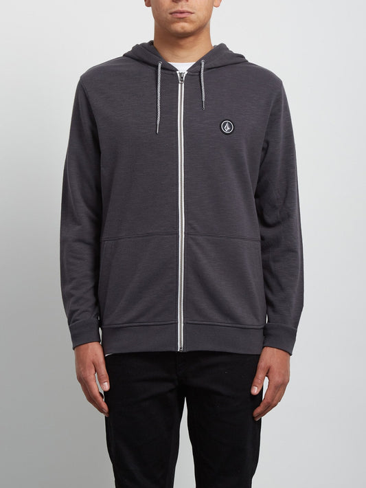 Sweatshirt zippé à capuche Litewarp - Heather Black