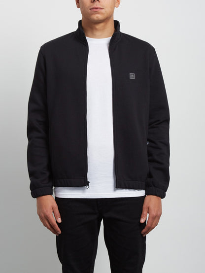Sweatshirt zippé Hutson - Black