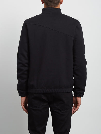 Sweatshirt zippé Hutson - Black