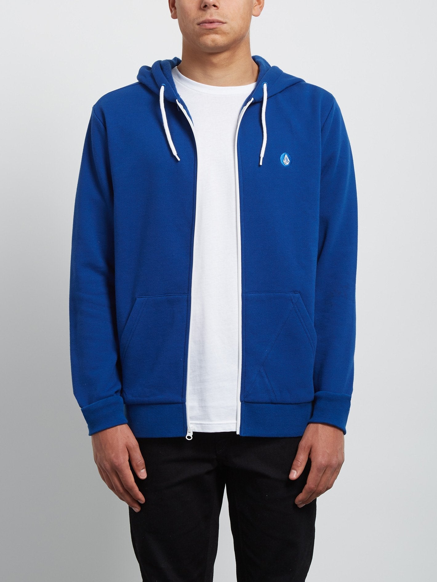 Ikonisches Sweatshirt mit Reißverschluss – Camperblau