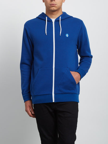 Ikonisches Sweatshirt mit Reißverschluss – Camperblau