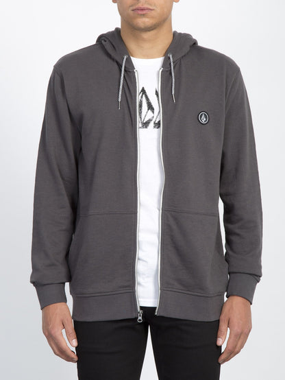 Sweat zippé Litewarp - Heather Black
