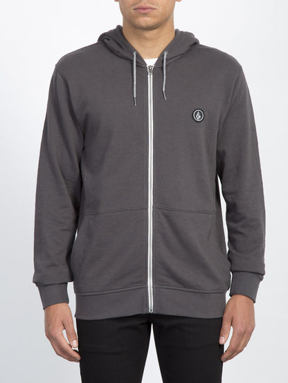 Sweat zippé Litewarp - Heather Black