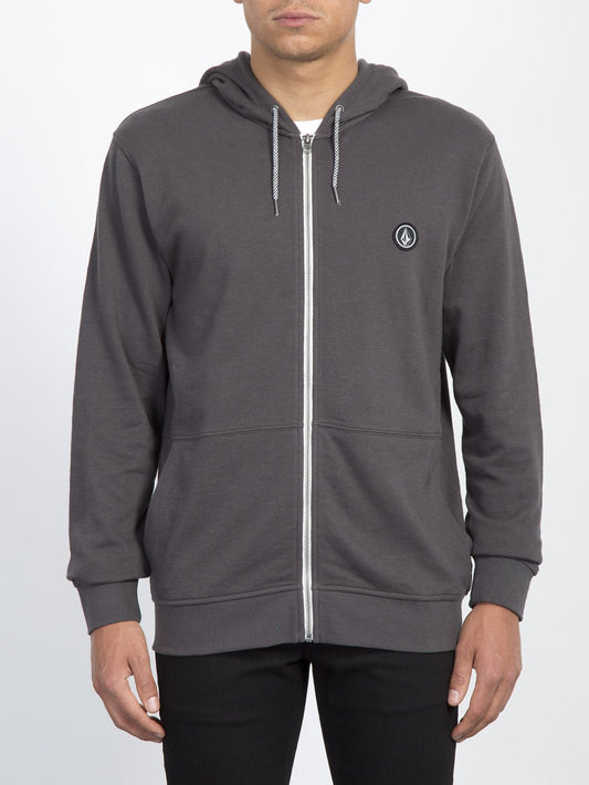 Sweat zippé Litewarp - Heather Black