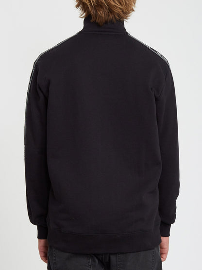Veeline Sweatshirt mit Reißverschluss – SCHWARZ