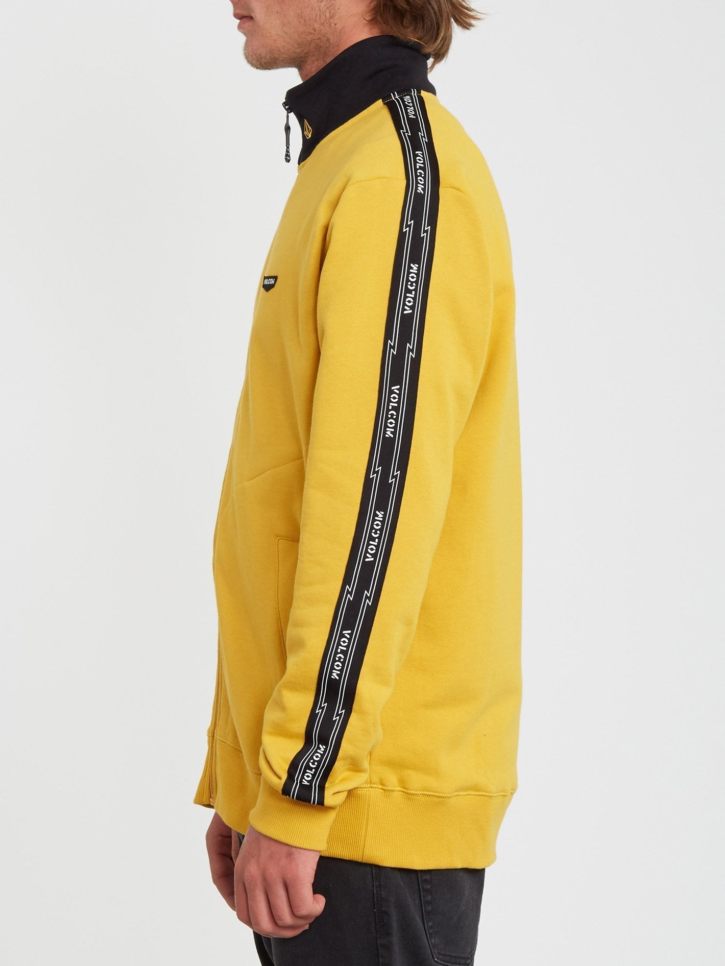 Veeline Sweatshirt mit Reißverschluss – GOLD