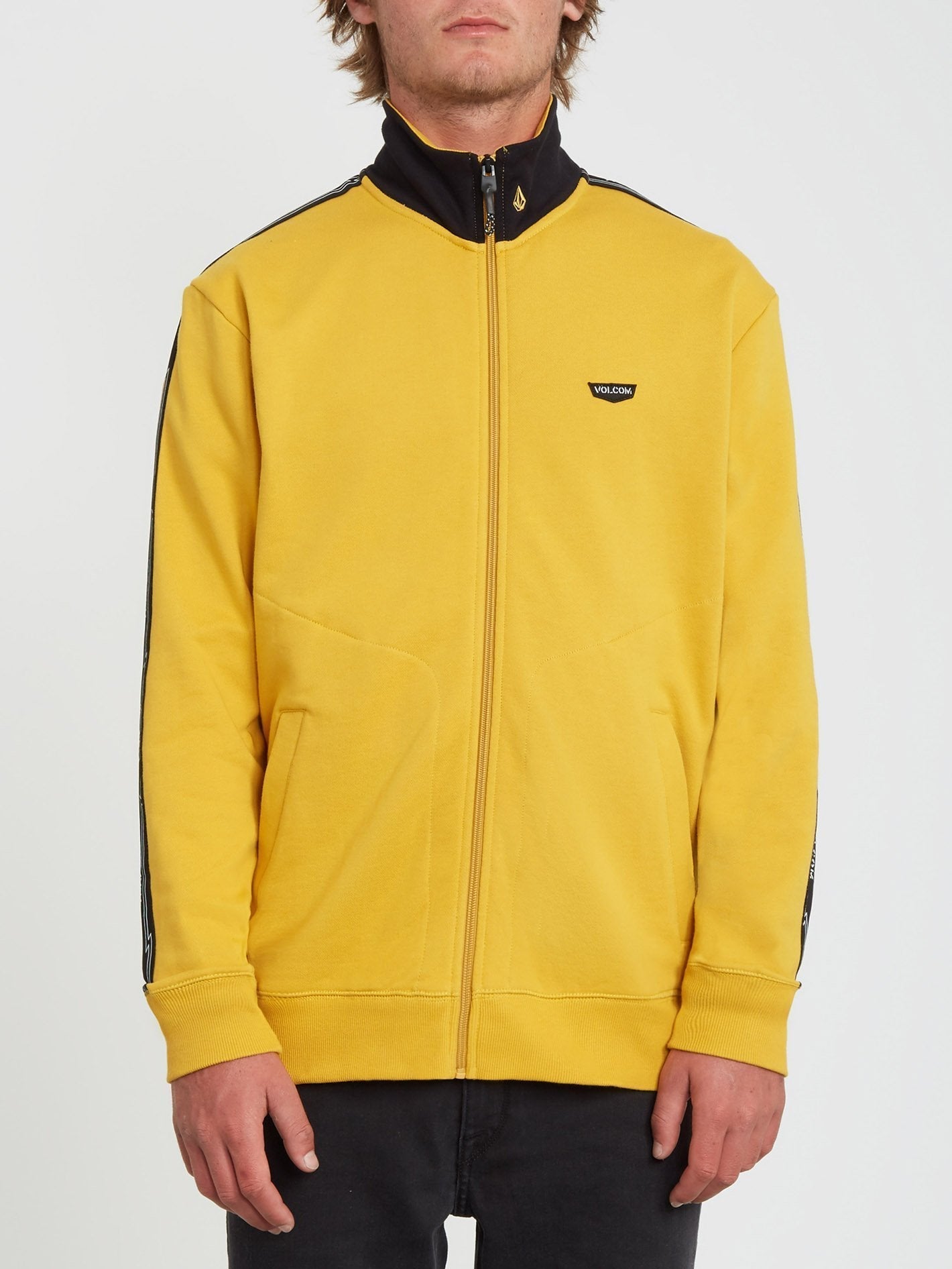 Veeline Sweatshirt mit Reißverschluss – GOLD
