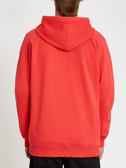 Freeleven Sweatshirt mit Reißverschluss - Karminrot
