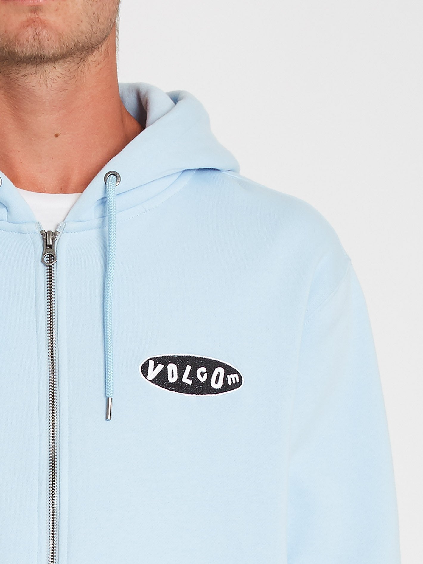 Supply Stone Sweatshirt mit Reißverschluss - Ätherblau