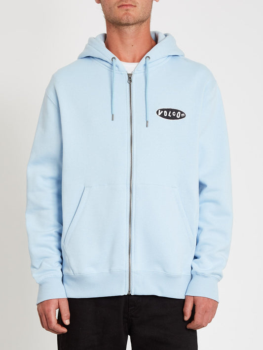 Supply Stone Sweatshirt mit Reißverschluss - Ätherblau