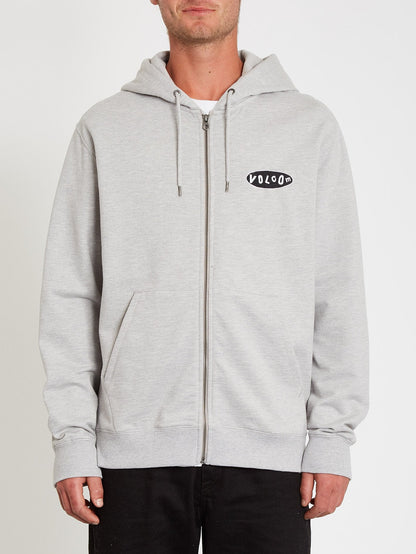Supply Stone Sweatshirt mit Reißverschluss - Heather Grey