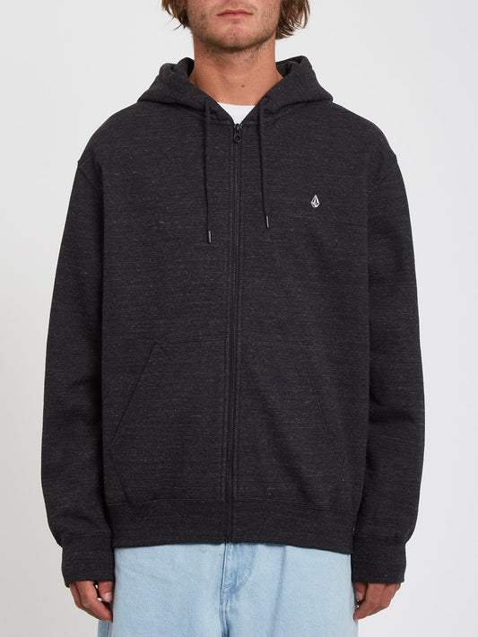 Sweat à capuche Single Stone Zip Fleece - HEATHER BLACK