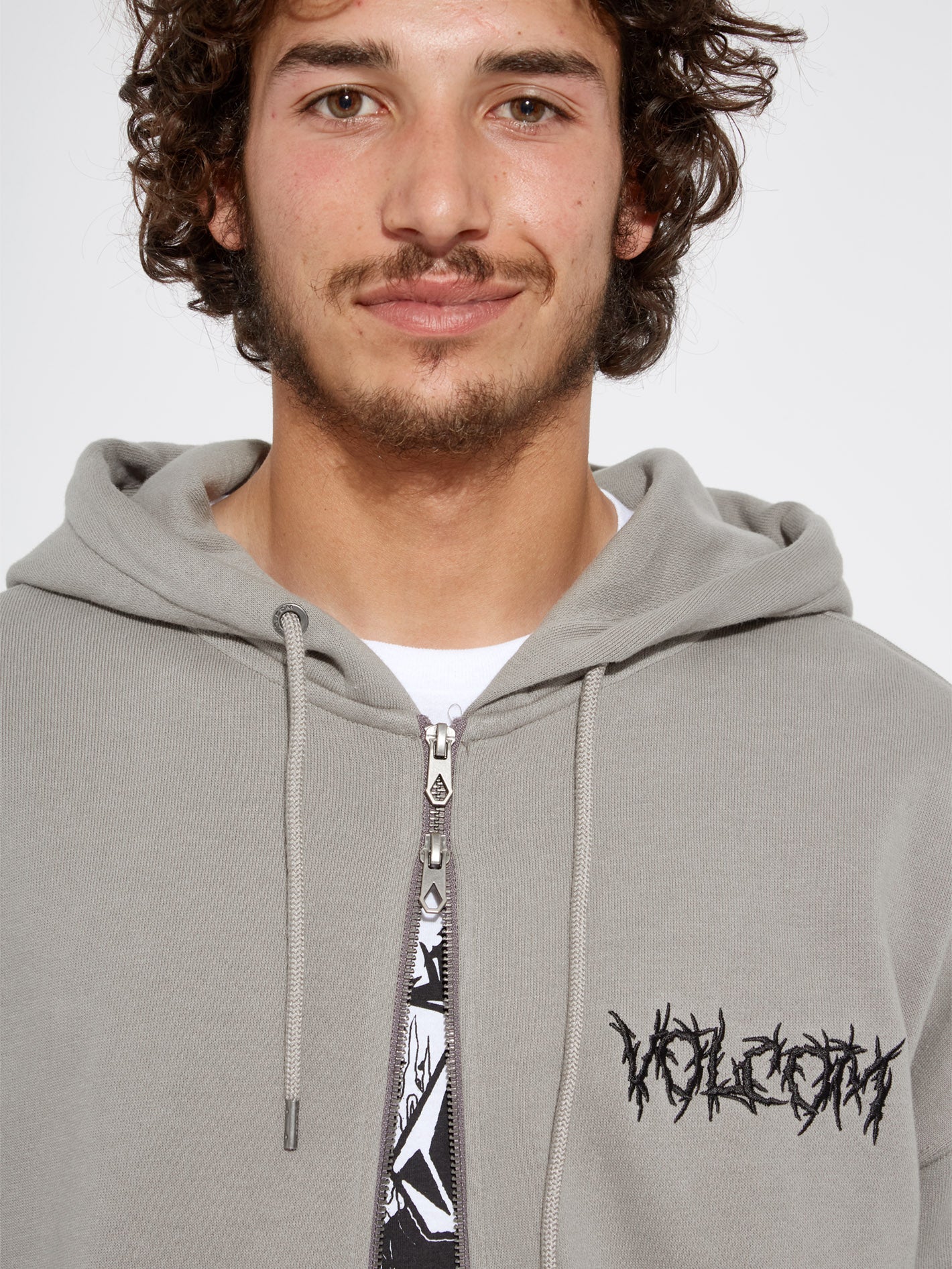 Issanka Zip-Up Hoodie - DUSK GREY