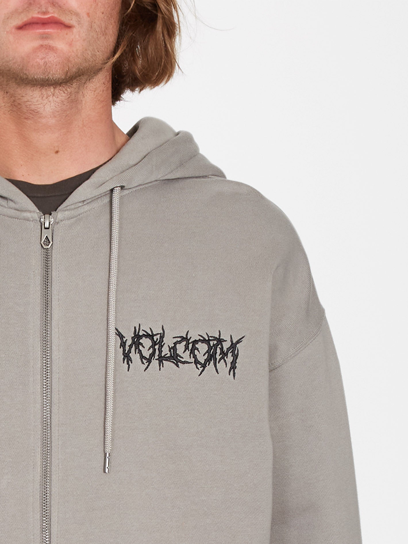 Issanka Zip-Up Hoodie - DUSK GREY