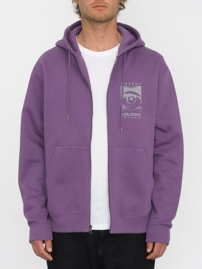 Sweat à capuche zippé Watanite - DEEP PRUPLE