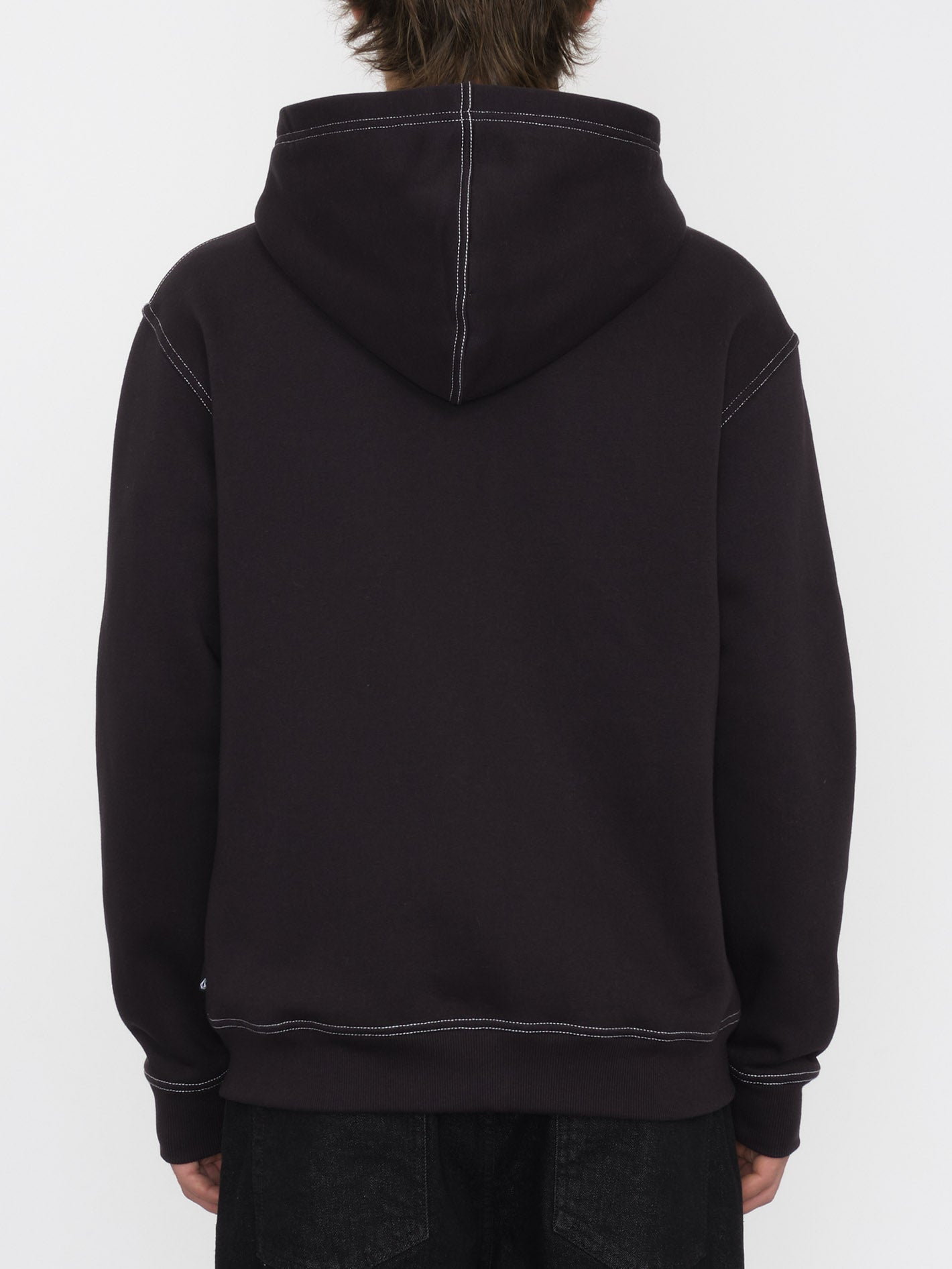 Workard Kapuzenjacke mit Reißverschluss – SCHWARZ